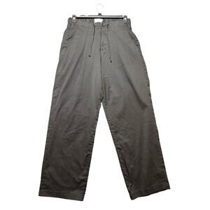Topman Chino Trousers Mens W30R Black‎ Excellent Drawstring Pleated